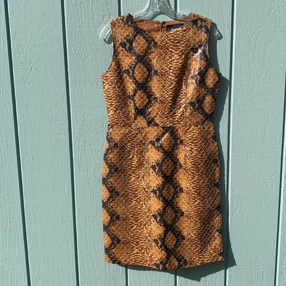 Snakeskin mermaid scales dress Vintage